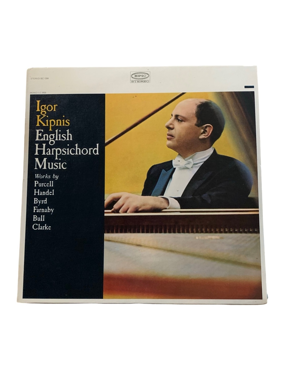 Igor Kipnis English Harpsichord Music LP Angel Records Classical Vinyl Album LP